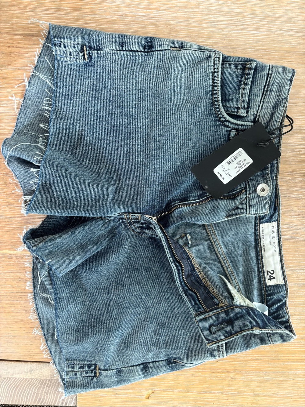 Rag & Bone Retro Denim Cutoff Shorts Oxnard